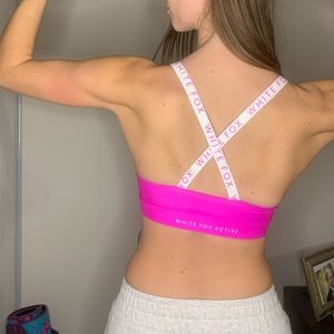 SALE White Fox Bra